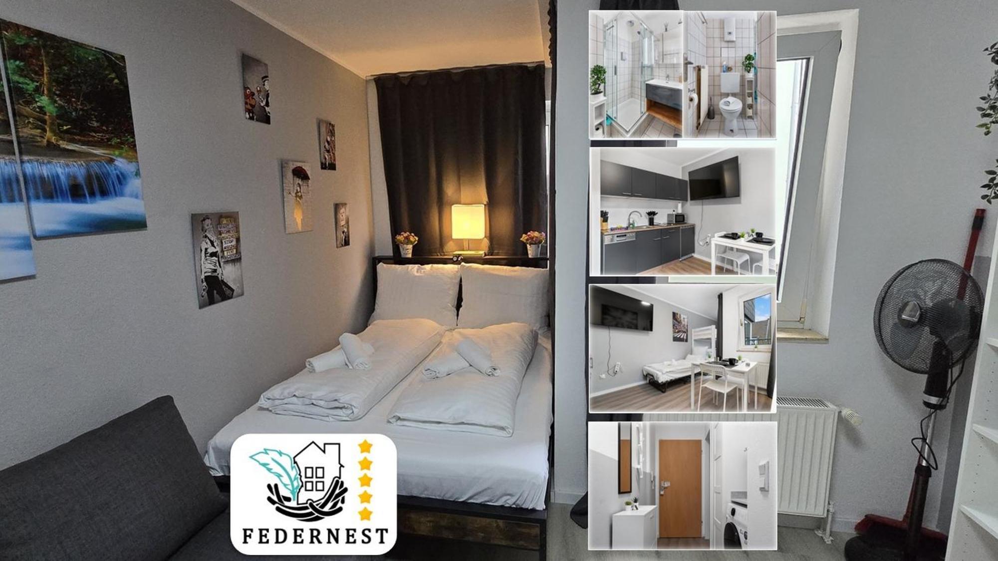 Messe, Monteure, Budget - Einfache Komfortable 2 Personen Wohnung Duisburg Eksteriør bilde