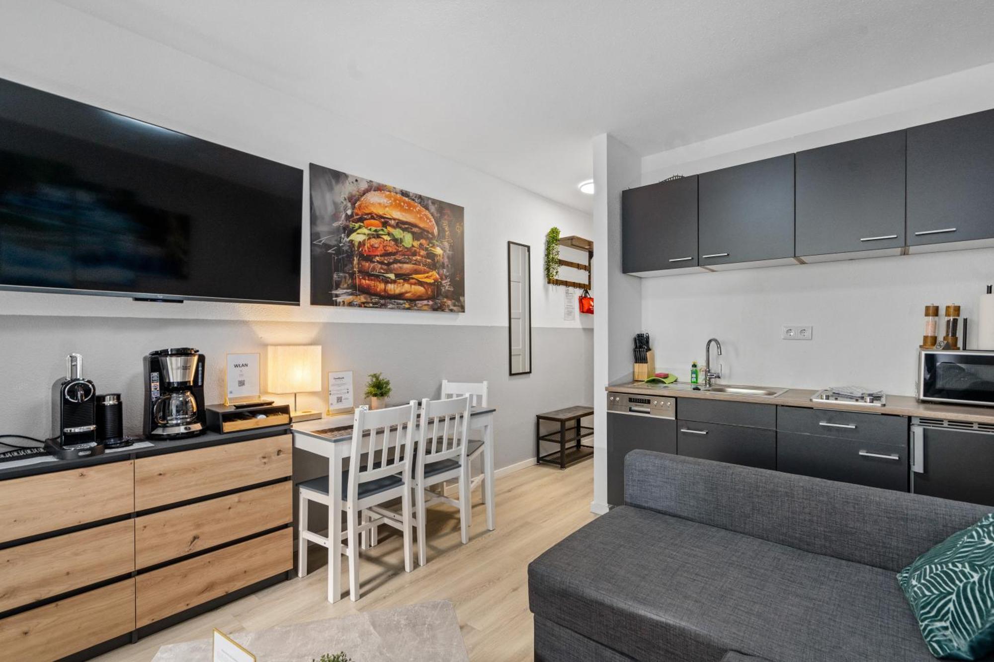 Messe, Monteure, Budget - Einfache Komfortable 2 Personen Wohnung Duisburg Eksteriør bilde