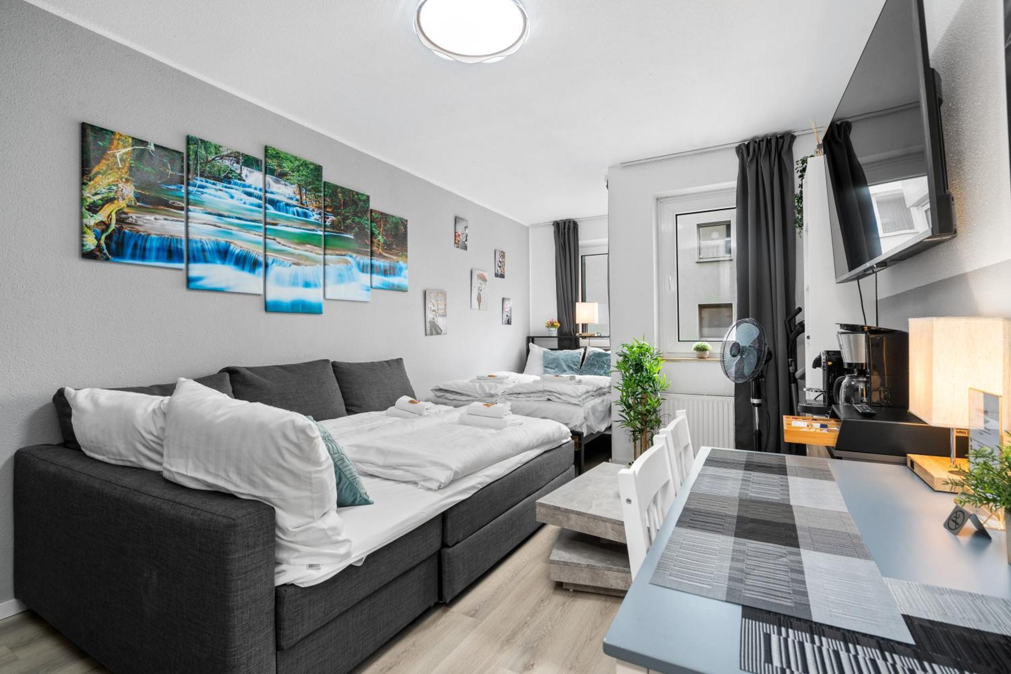 Messe, Monteure, Budget - Einfache Komfortable 2 Personen Wohnung Duisburg Eksteriør bilde
